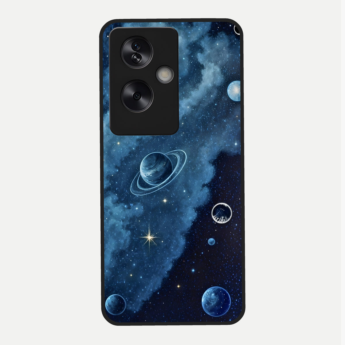  Galaxy Dream Space Glass Case For Oppo A79 back cover – full design glossy printed glass finish