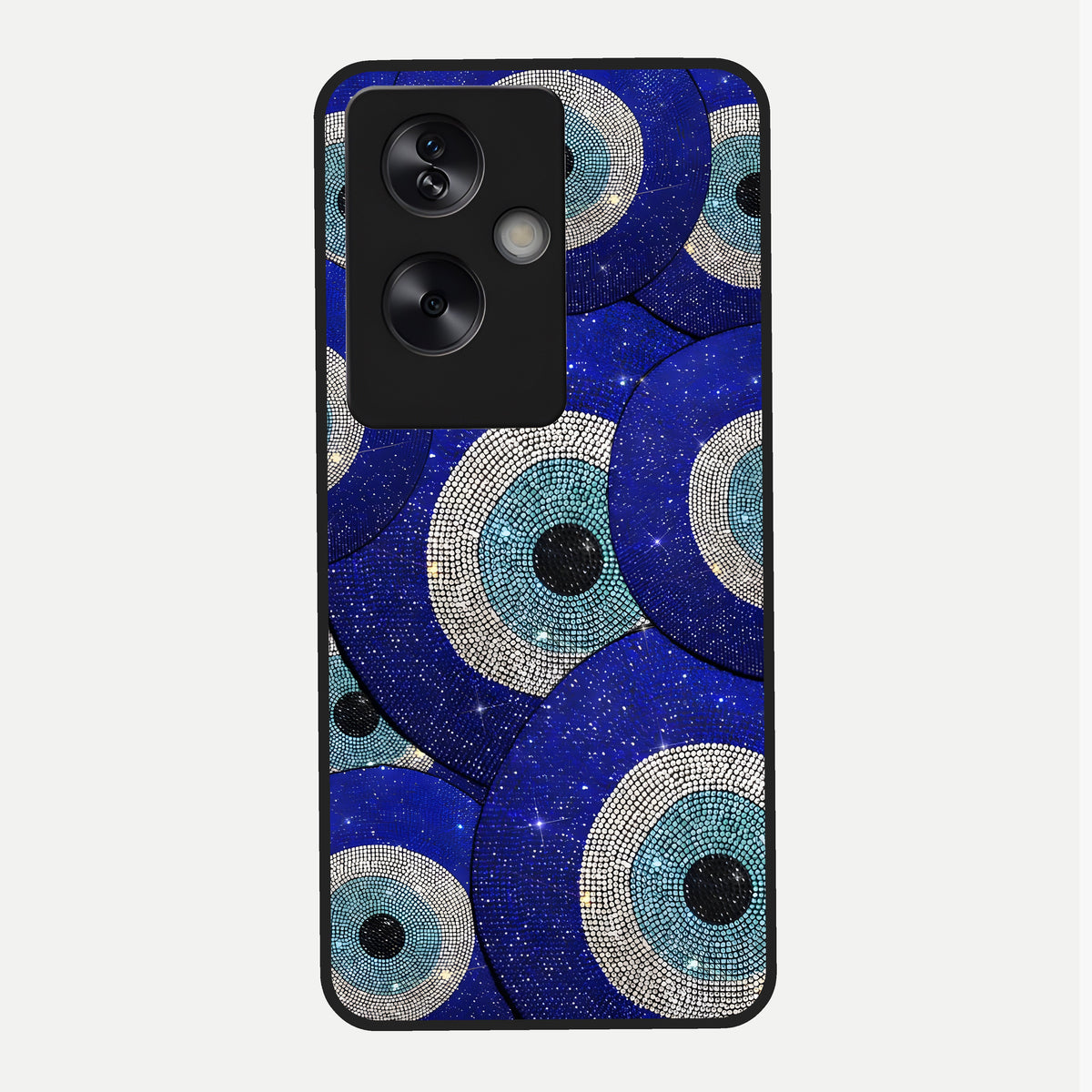  Galaxy Eye Flow Glass Case For Oppo A79 back cover – full design glossy printed glass finish