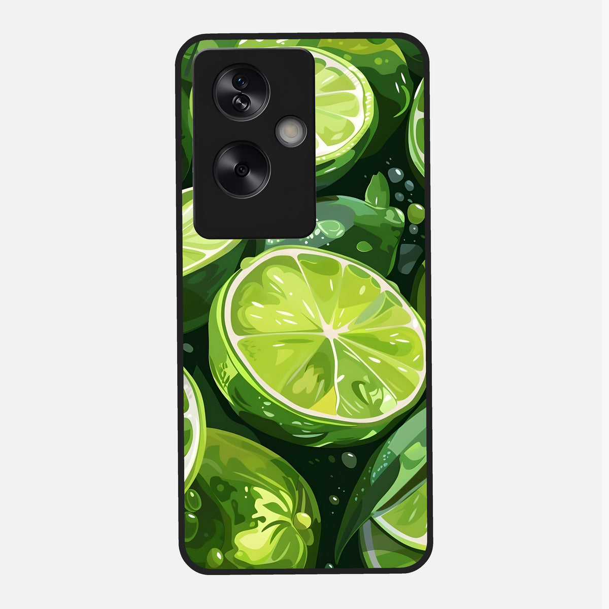  Green Kawasaki Glass Case For Oppo A79 back cover – full design glossy printed glass finish