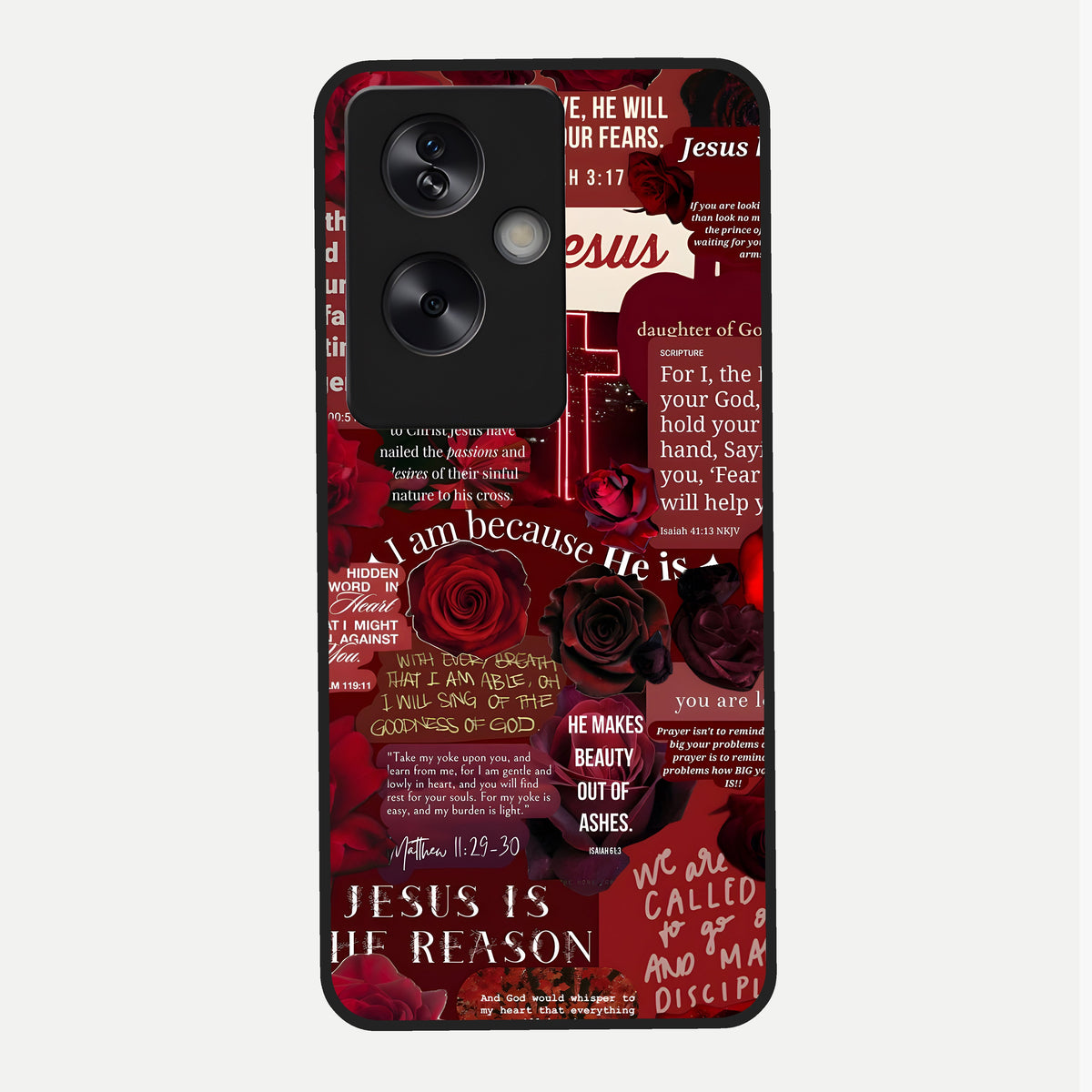  Jesus Love Heals Glass Case For Oppo A79 back cover – full design glossy printed glass finish