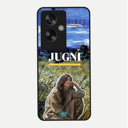  Jugni Soul Vibes Glass Case For Oppo A79 back cover – full design glossy printed glass finish