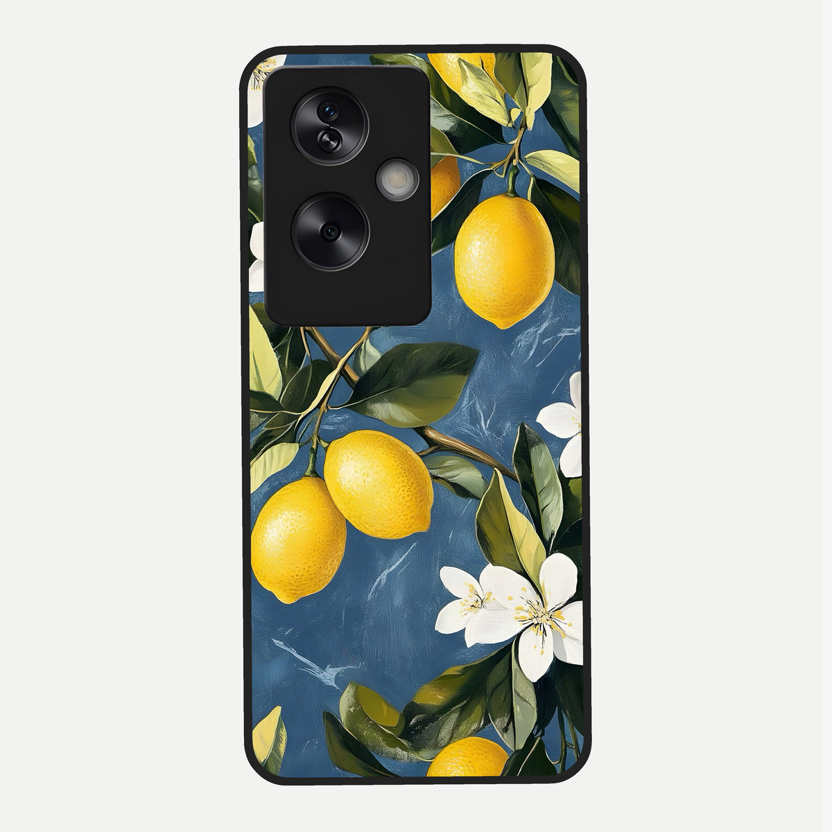  Lemon Dream Garden Glass Case For Oppo A79 back cover – full design glossy printed glass finish