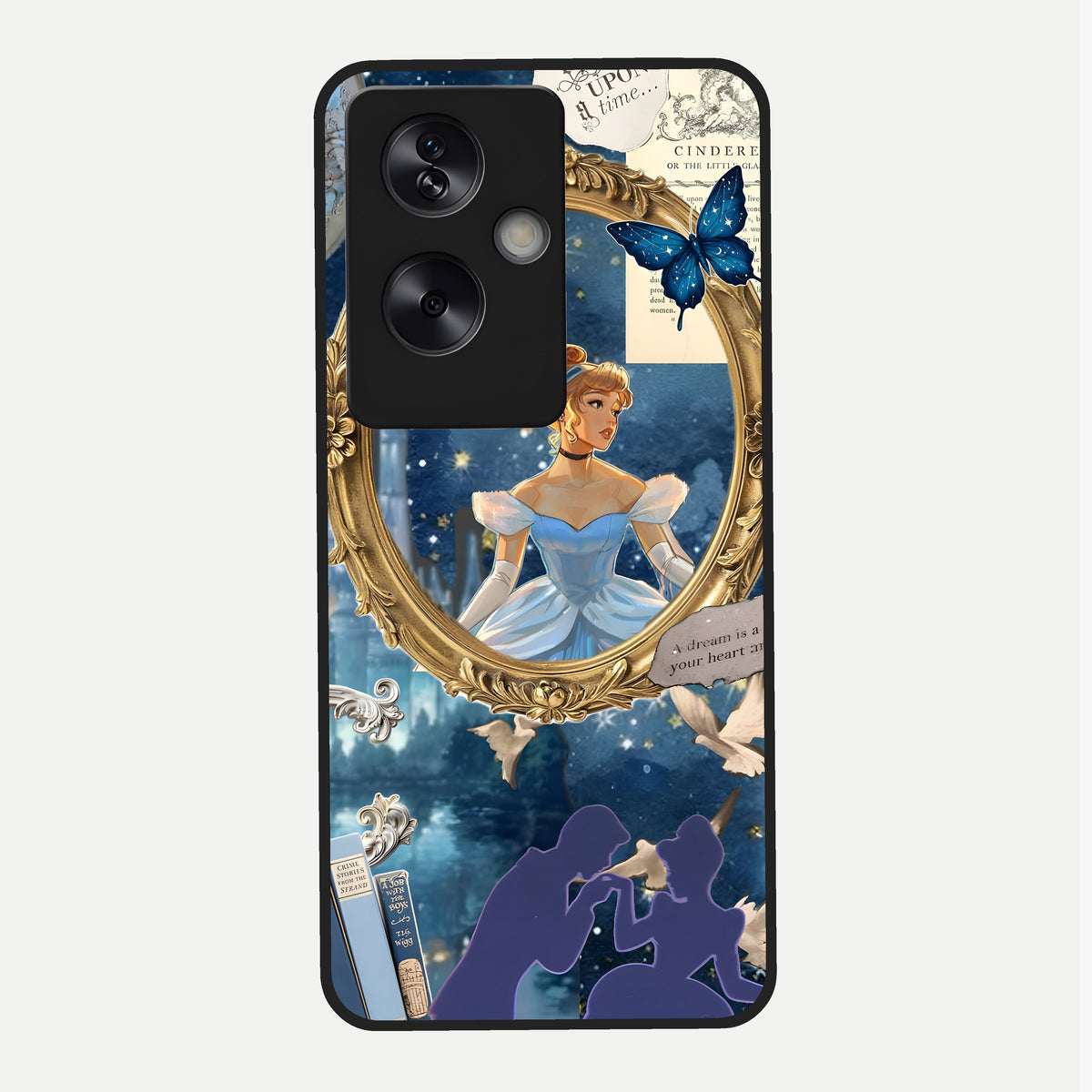  Midnight Queen Glass Case For Oppo A79 back cover – full design glossy printed glass finish