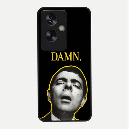  Mr Bean Damn Glass Case For Oppo A79 back cover – full design glossy printed glass finish