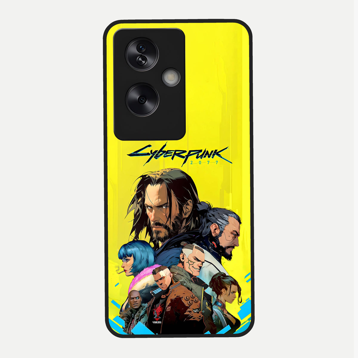  Neon Rebel Genesis Glass Case For Oppo A79 back cover – full design glossy printed glass finish