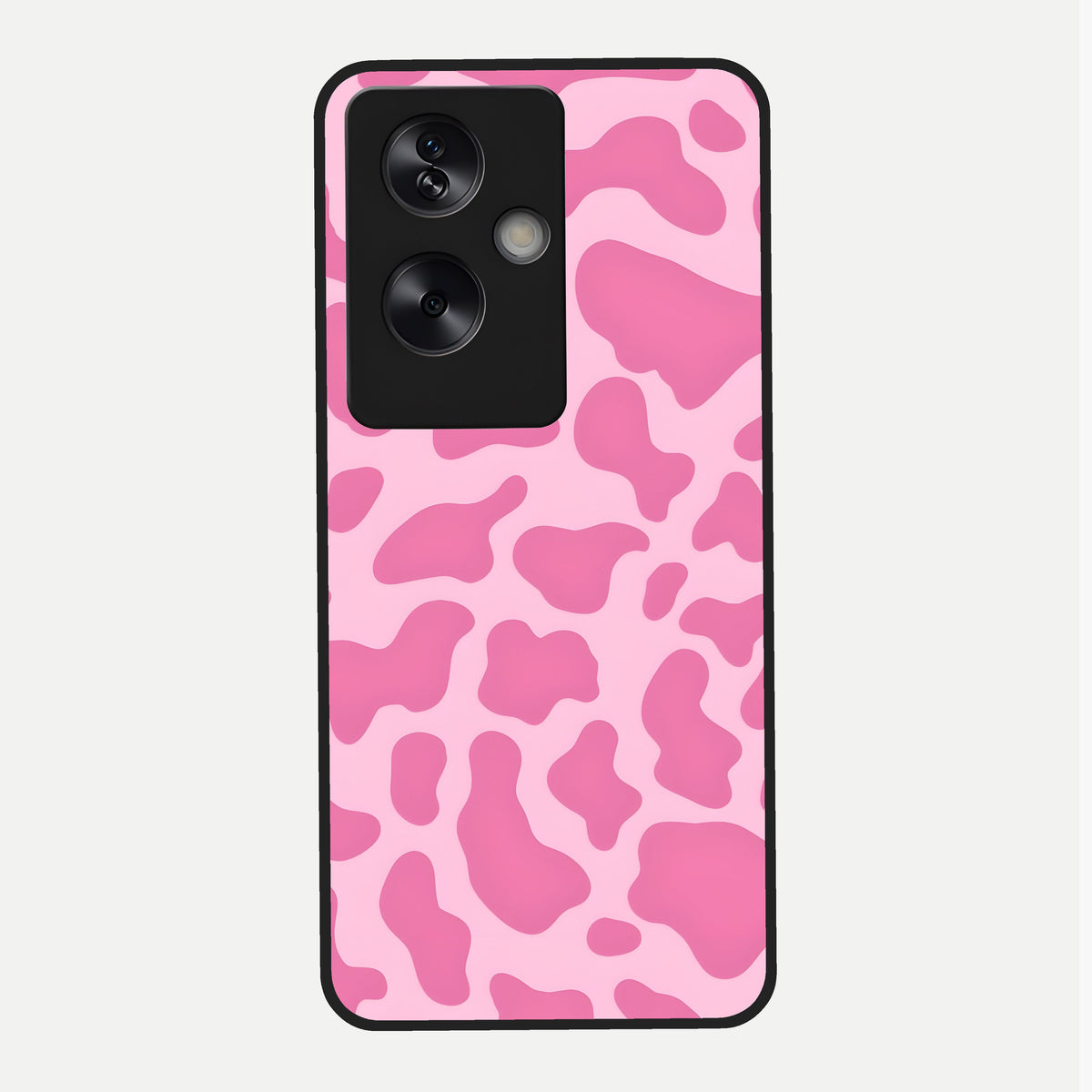  Pinkish Scenery Glass Case For Oppo A79 back cover – full design glossy printed glass finish