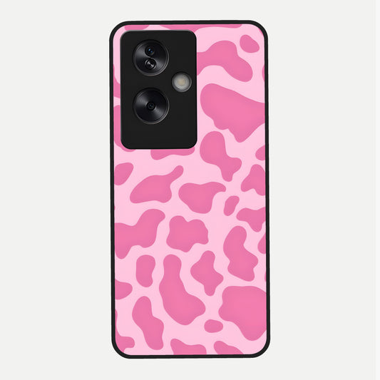  Pinkish Scenery Glass Case For Oppo A79 back cover – full design glossy printed glass finish