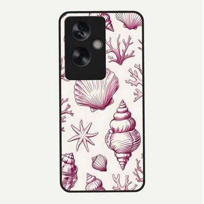  Pink Power Sparks Glass Case For Oppo A79 back cover – full design glossy printed glass finish