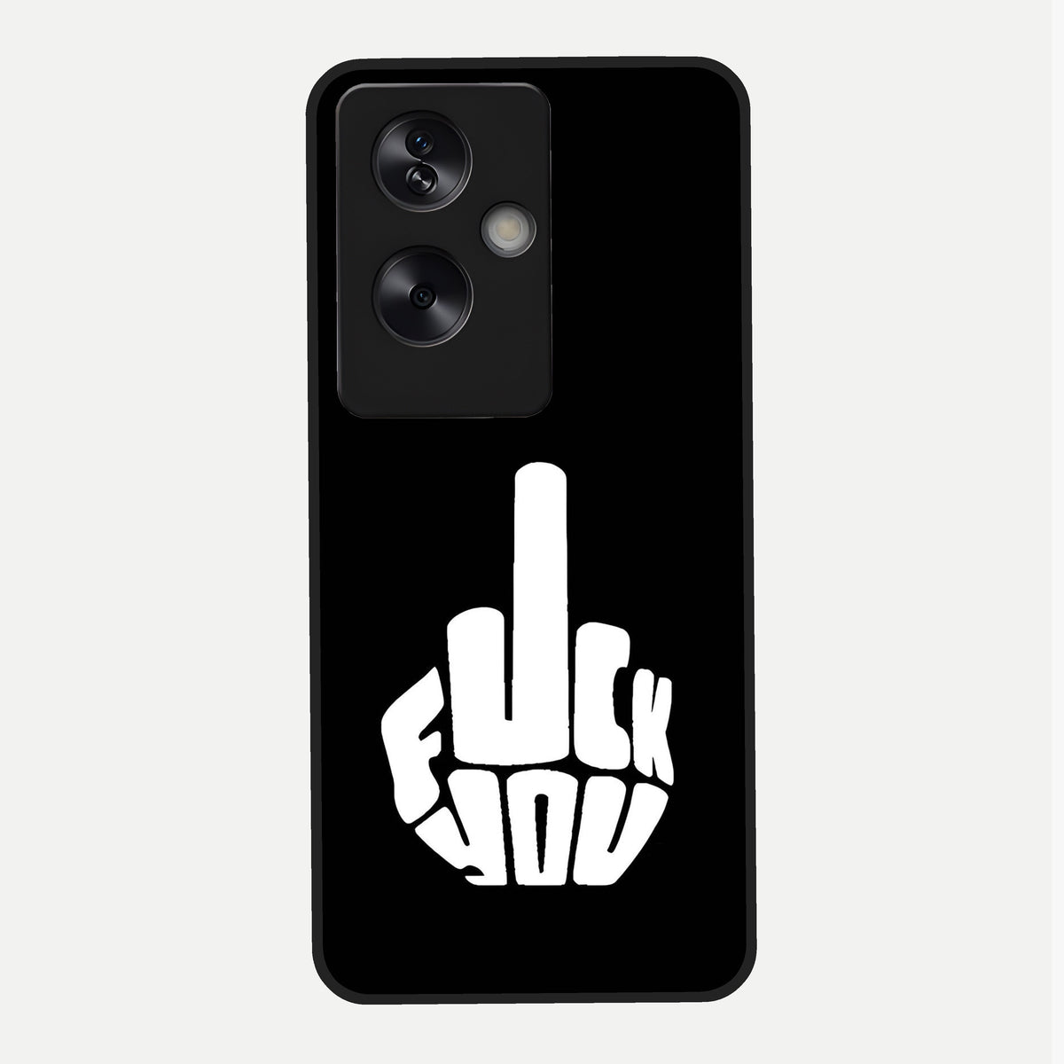  Rebel Mode On Glass Case For Oppo A79 back cover – full design glossy printed glass finish
