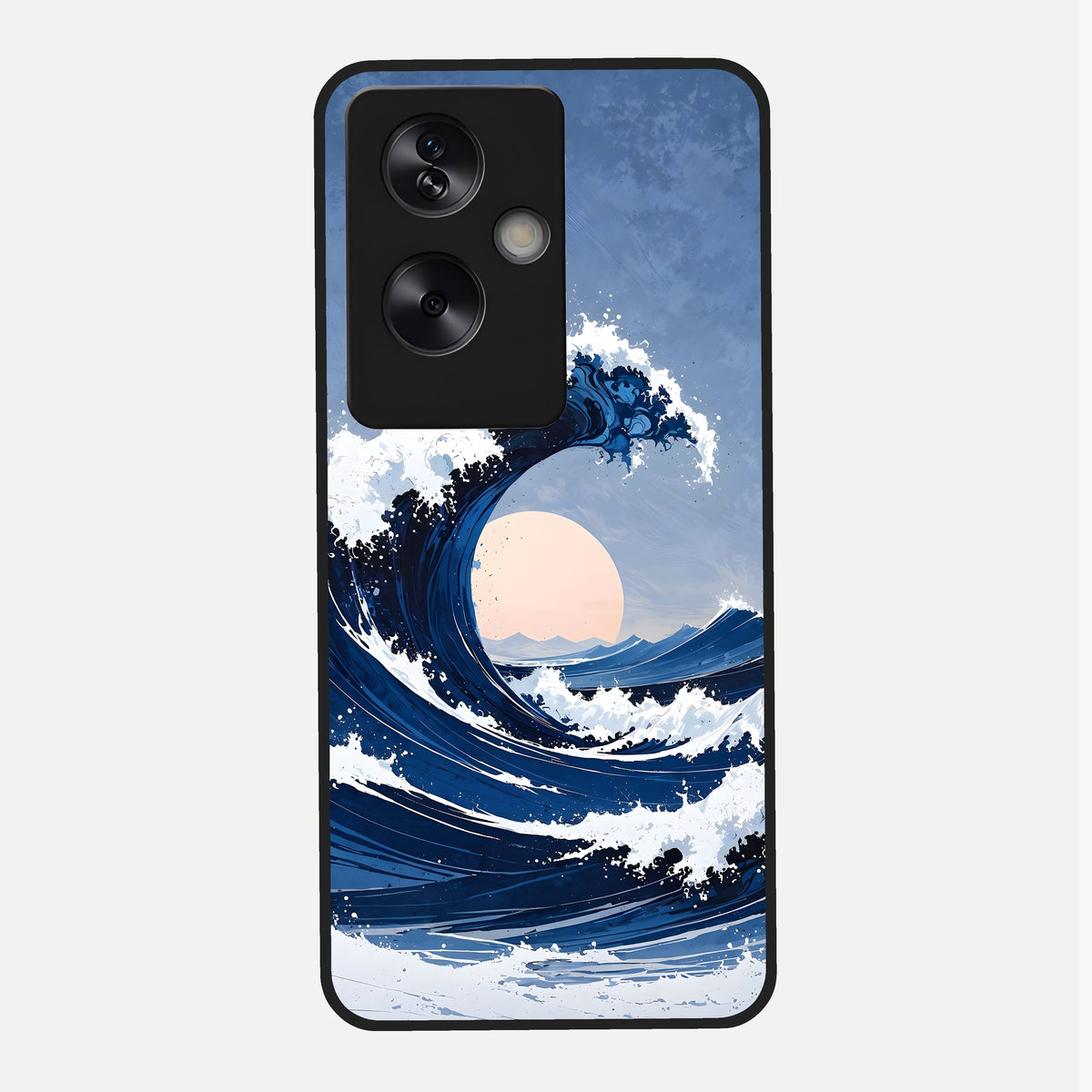  Rising Tide Power Glass Case For Oppo A79 back cover – full design glossy printed glass finish