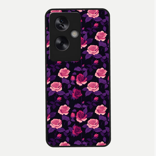  Rose Garden Twilight Glass Case For Oppo A79 back cover – full design glossy printed glass finish