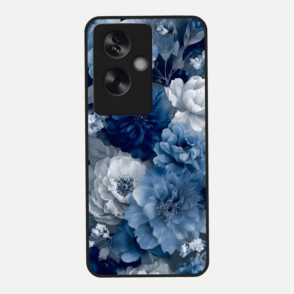  Royal Bloom Garden Glass Case For Oppo A79 back cover – full design glossy printed glass finish