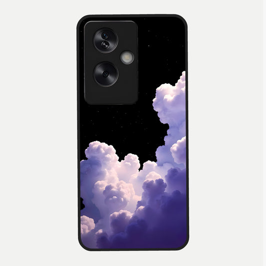  Starlit Night Whispers Glass Case For Oppo A79 back cover – full design glossy printed glass finish