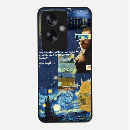  Starry Dream Vision Glass Case For Oppo A79 back cover – full design glossy printed glass finish
