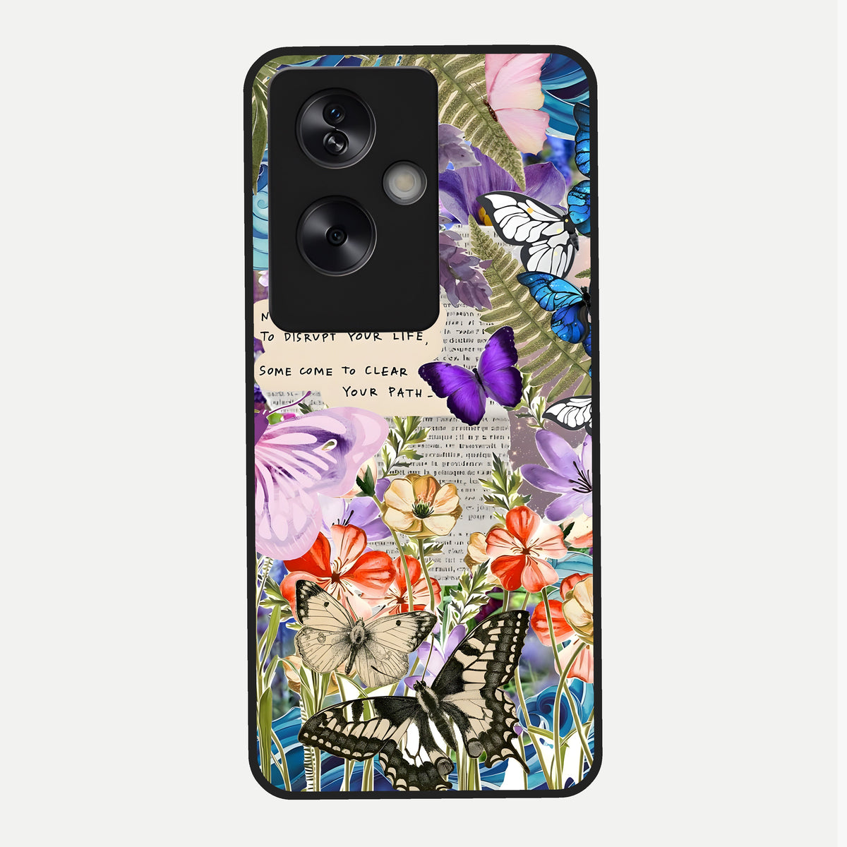  Storm Path Bloom Glass Case For Oppo A79 back cover – full design glossy printed glass finish