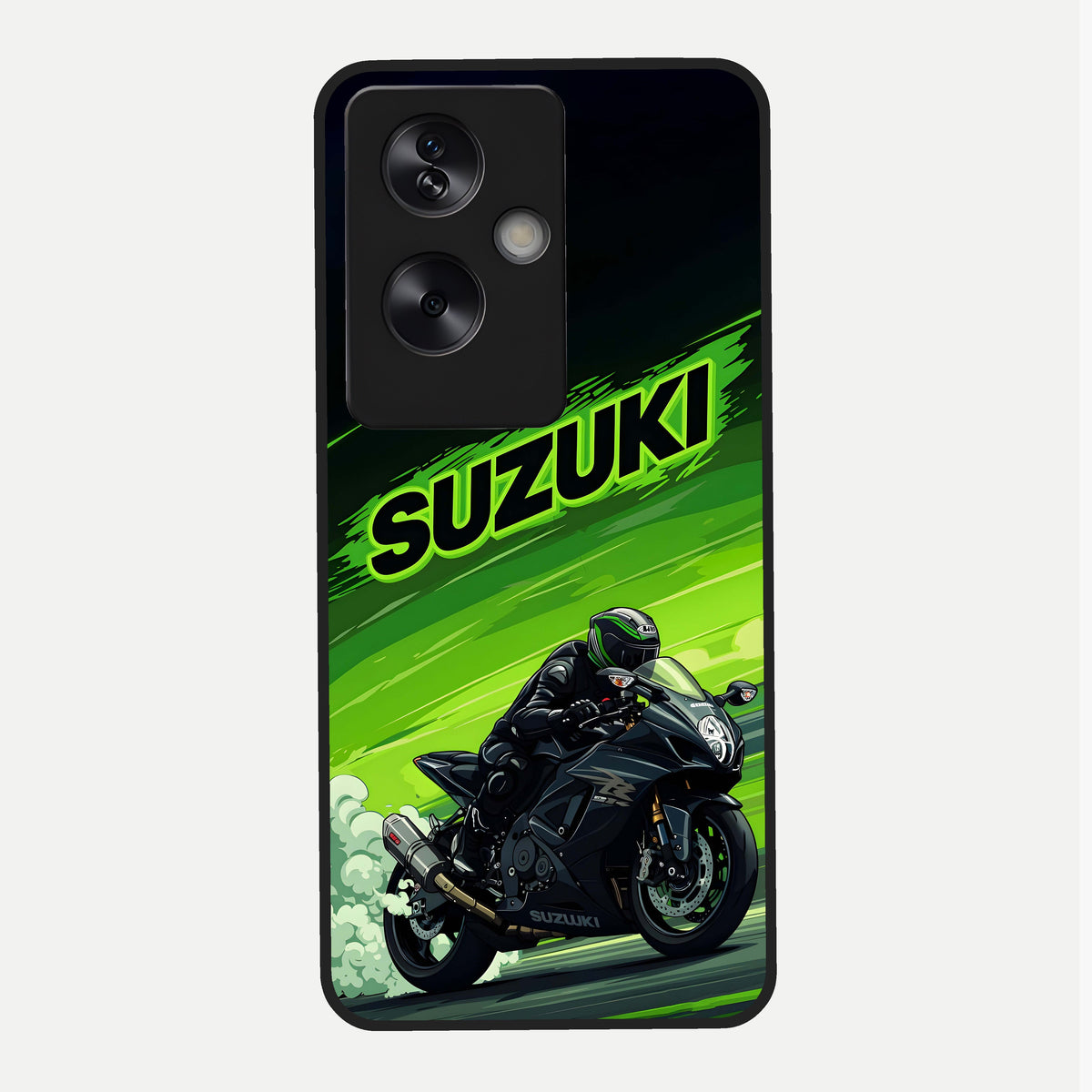  Suzuki Speed Beast Glass Case For Oppo A79 back cover – full design glossy printed glass finish