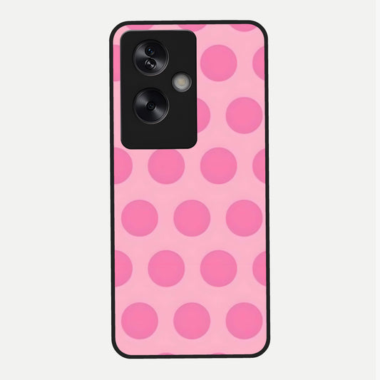 Sweet Dot Dreams Glass Case For Oppo A79 back cover – full design glossy printed glass finish