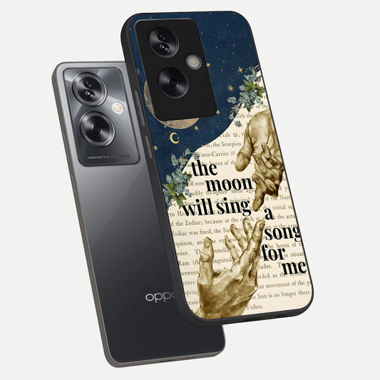  Aesthetic Divine phone case For Oppo A79 showing premium glass back cover with detailed artwork