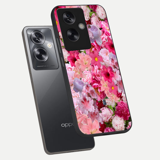  Bloom Crush Fantasy phone case For Oppo A79 showing premium glass back cover with detailed artwork