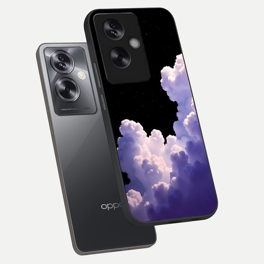  Starlit Night Whispers phone case For Oppo A79 showing premium glass back cover with detailed artwork