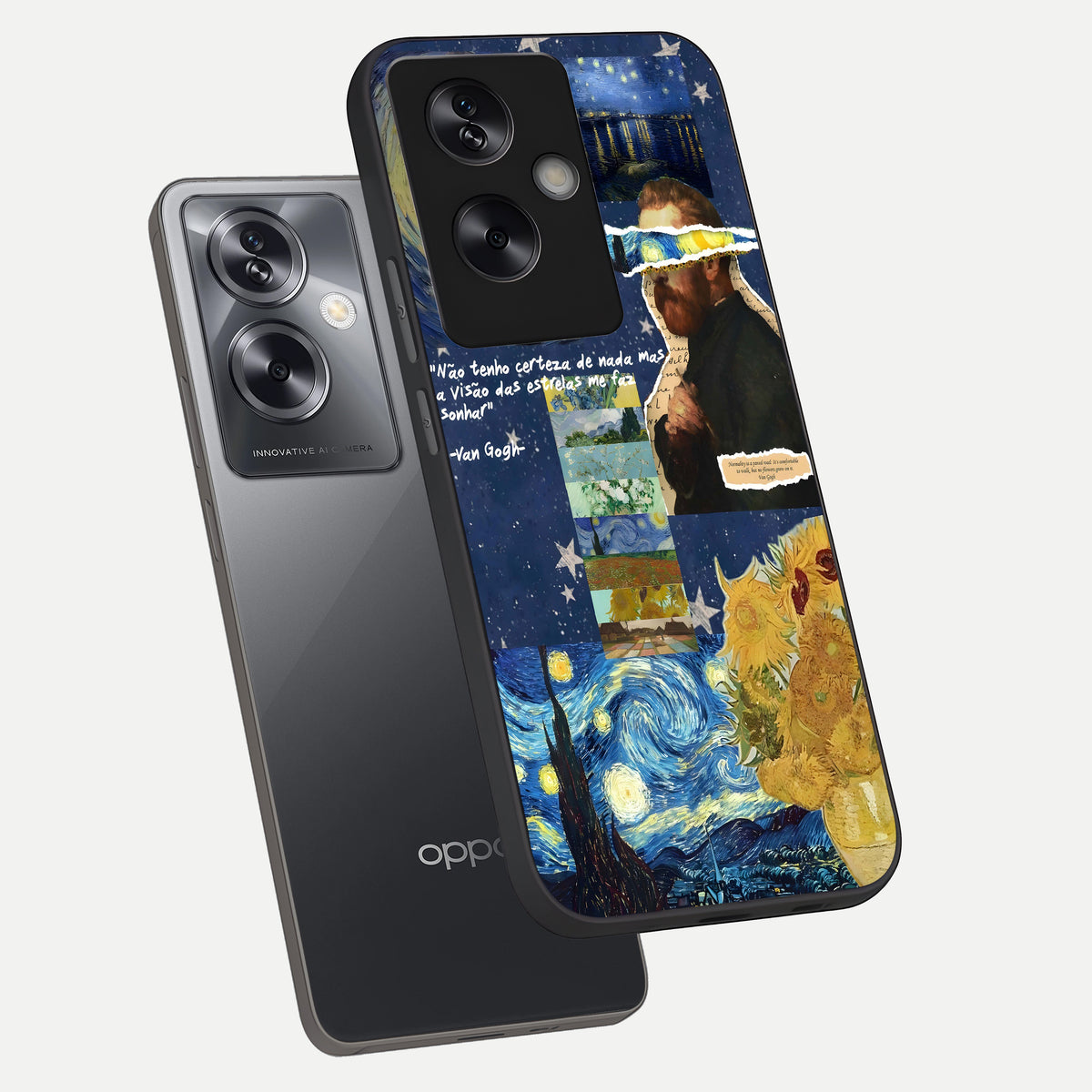  Starry Dream Vision phone case For Oppo A79 showing premium glass back cover with detailed artwork