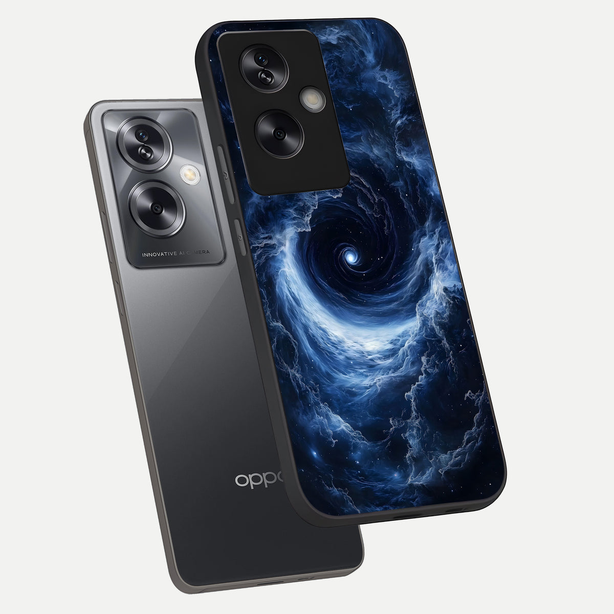  Stunning Galaxy phone case For Oppo A79 showing premium glass back cover with detailed artwork