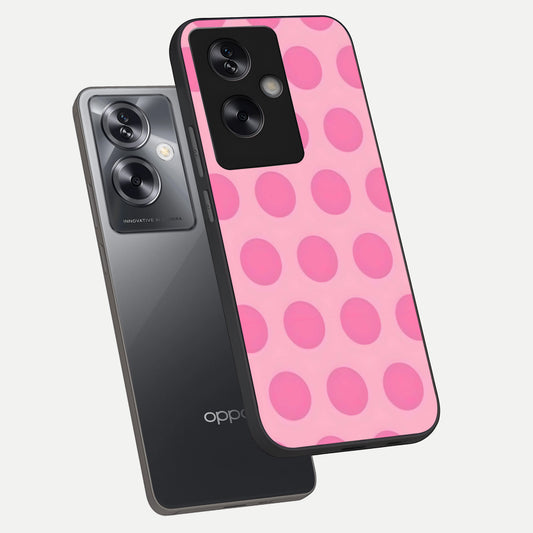  Sweet Dot Dreams phone case For Oppo A79 showing premium glass back cover with detailed artwork