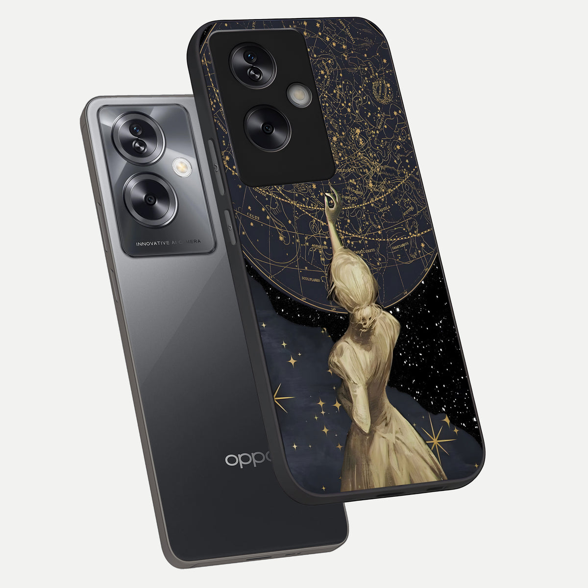  Taylor Swift Girl phone case For Oppo A79 showing premium glass back cover with detailed artwork