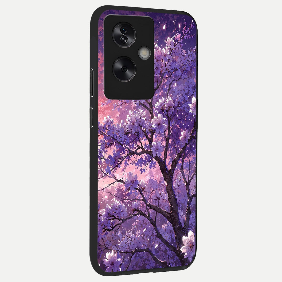  Blossom Tree back cover For Oppo A79 slim fit glass case with vibrant aesthetic design