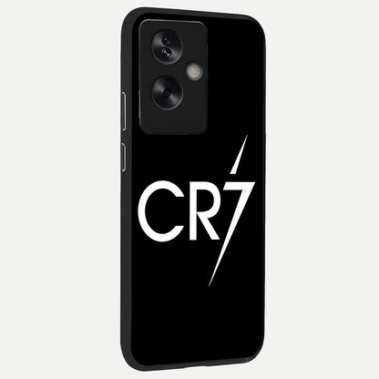  CR7 Elite Strike back cover For Oppo A79 slim fit glass case with vibrant aesthetic design