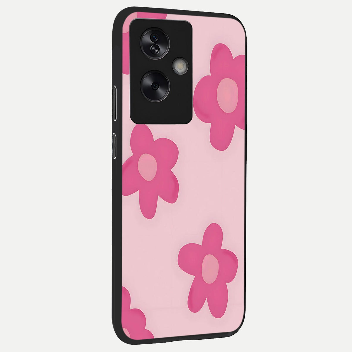  Candy Bloom Dreams back cover For Oppo A79 slim fit glass case with vibrant aesthetic design