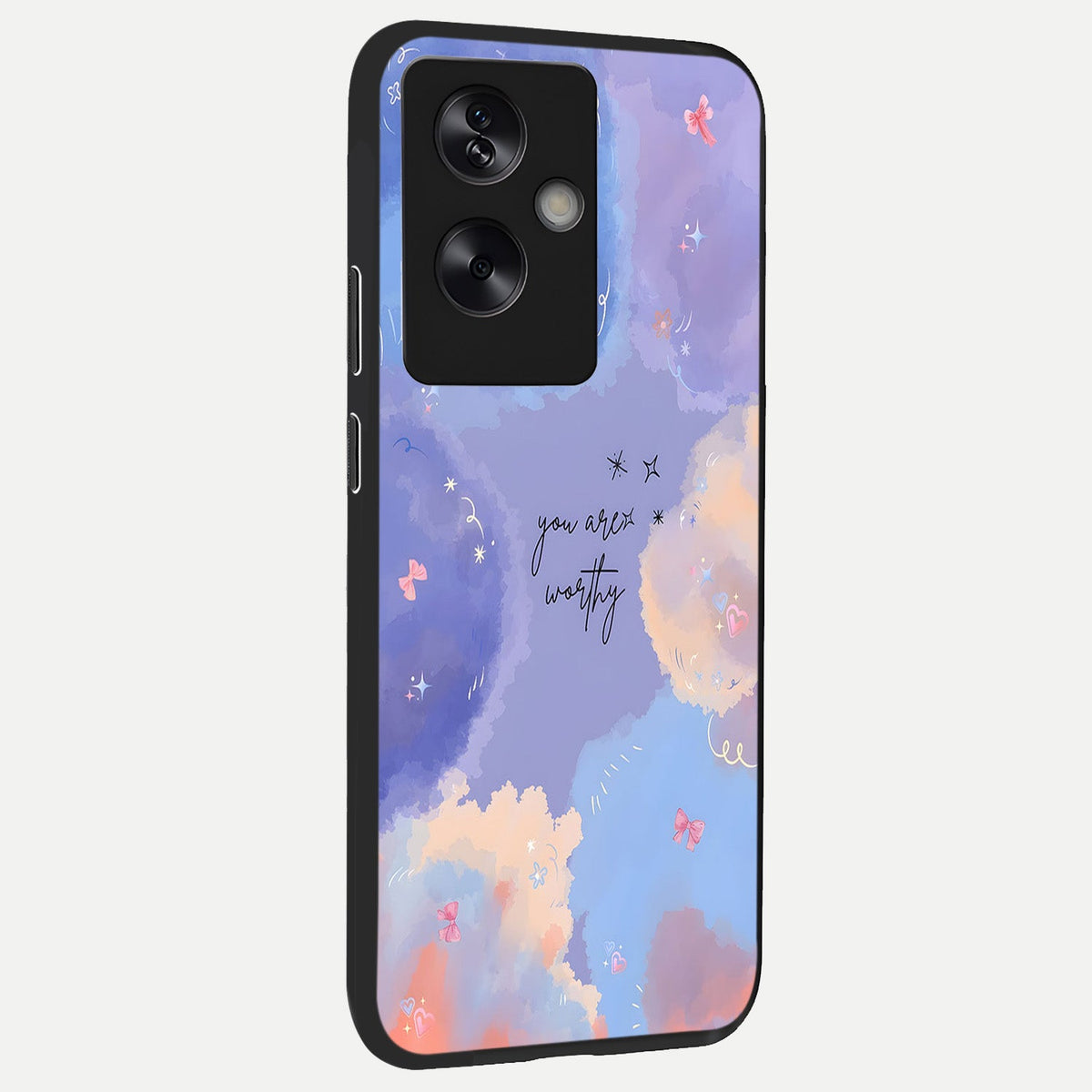  Celestial Cloud Magic back cover For Oppo A79 slim fit glass case with vibrant aesthetic design