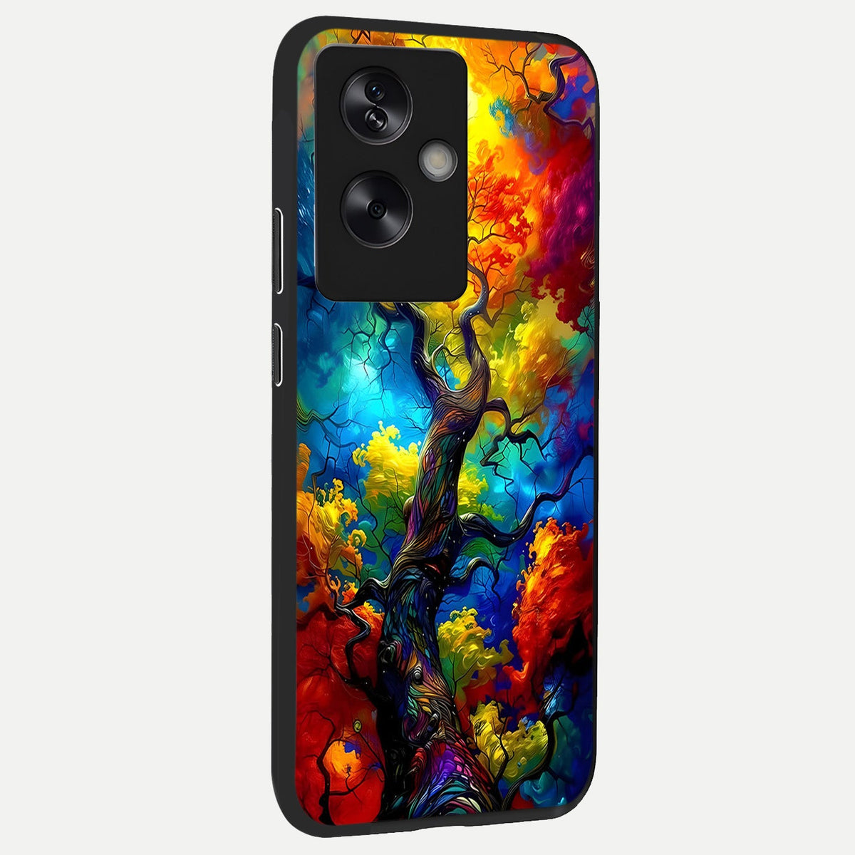  Colorful Soda Bottles back cover For Oppo A79 slim fit glass case with vibrant aesthetic design