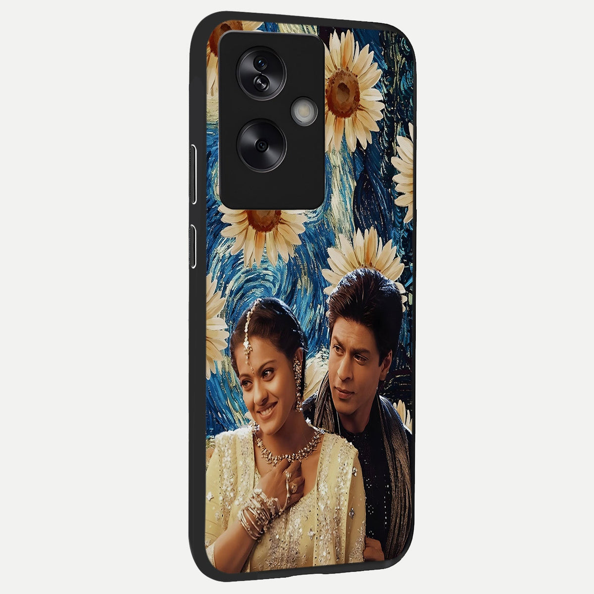  Eternal Love Story back cover For Oppo A79 slim fit glass case with vibrant aesthetic design