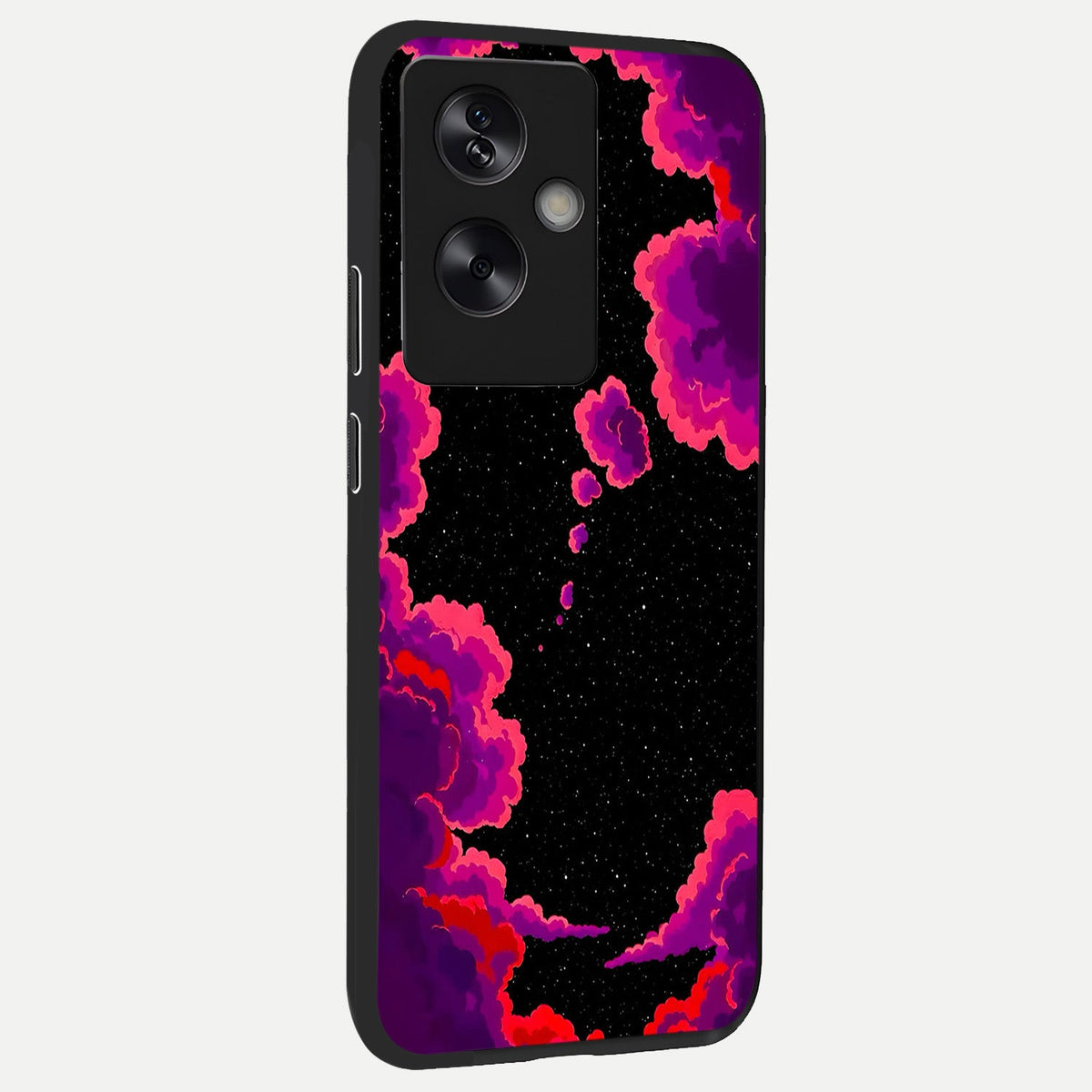  Galaxy Dream Frame back cover For Oppo A79 slim fit glass case with vibrant aesthetic design