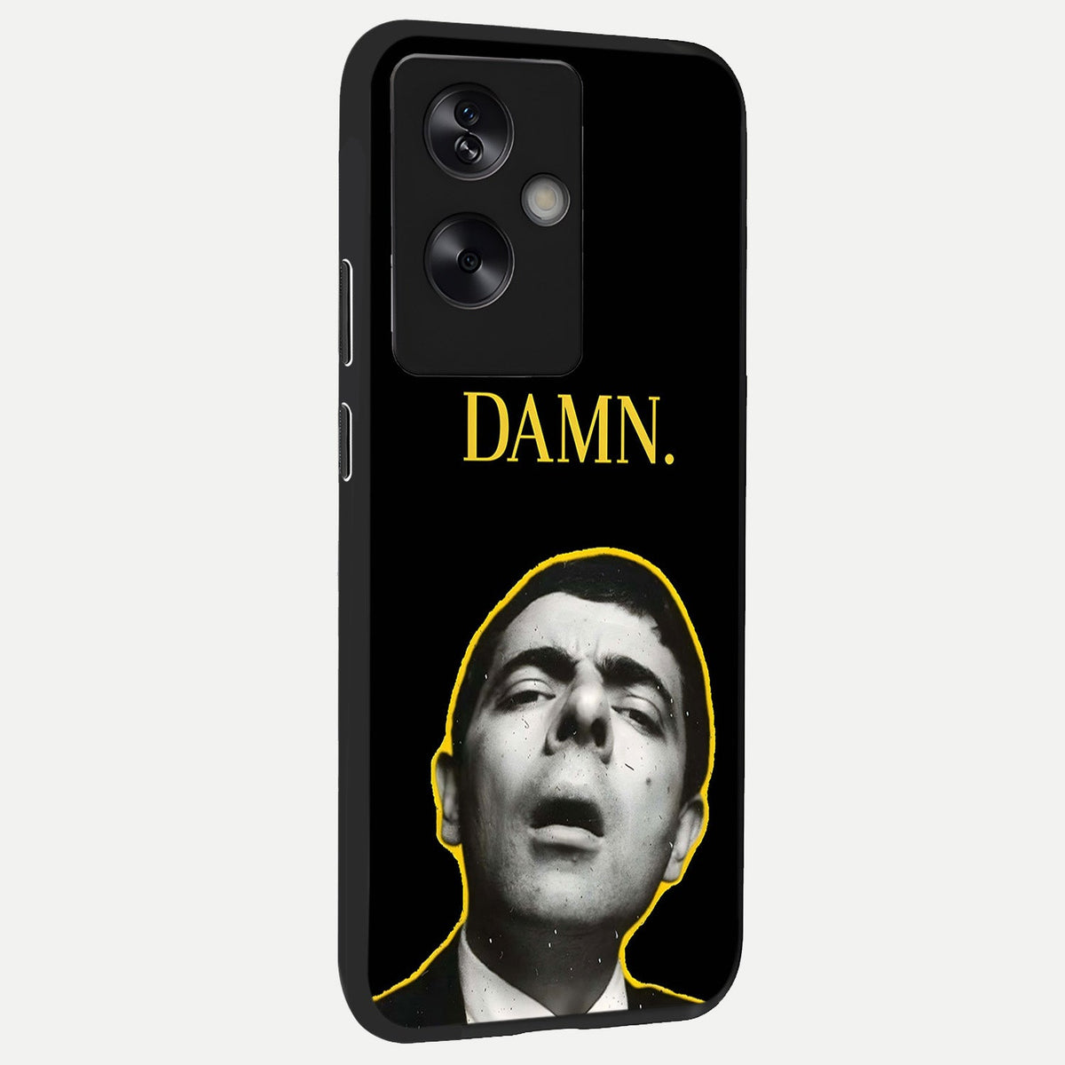  Mr Bean Damn back cover For Oppo A79 slim fit glass case with vibrant aesthetic design