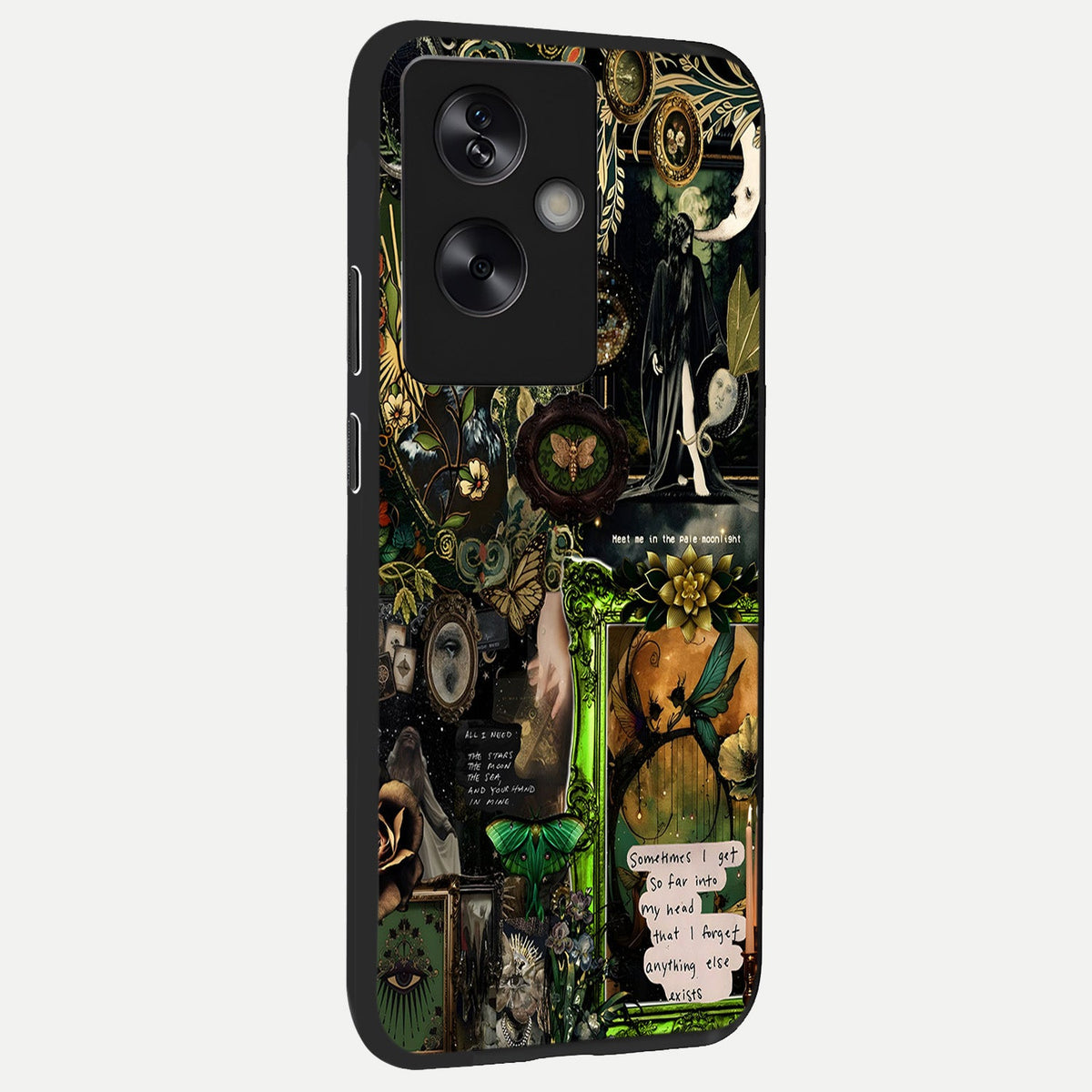  Mystic Woods Secret back cover For Oppo A79 slim fit glass case with vibrant aesthetic design