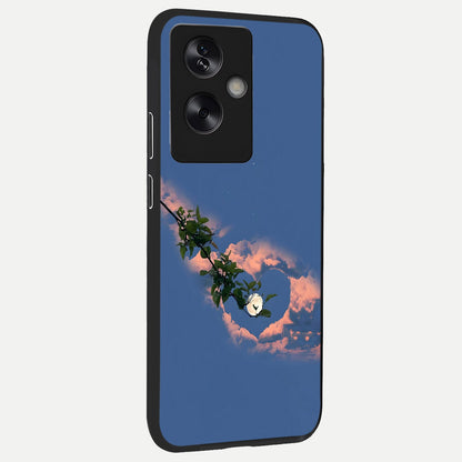  Sky Under Tree back cover For Oppo A79 slim fit glass case with vibrant aesthetic design