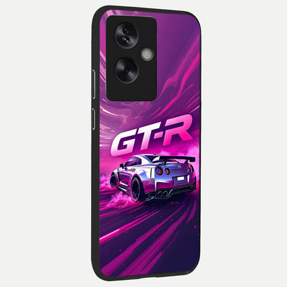  Speed Drift Legend back cover For Oppo A79 slim fit glass case with vibrant aesthetic design