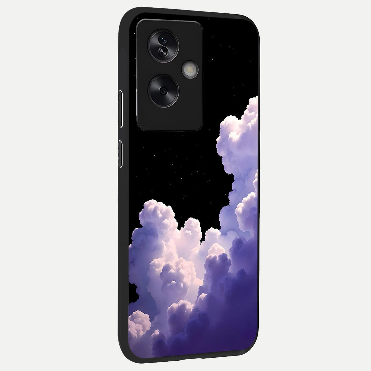  Starlit Night Whispers back cover For Oppo A79 slim fit glass case with vibrant aesthetic design