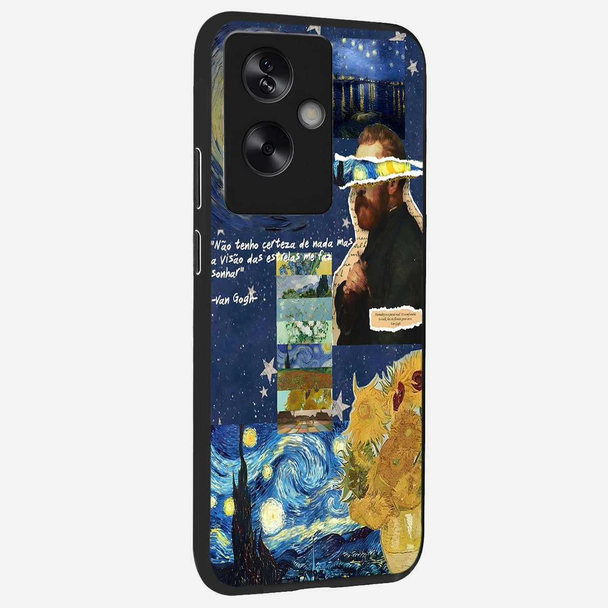  Starry Dream Vision back cover For Oppo A79 slim fit glass case with vibrant aesthetic design