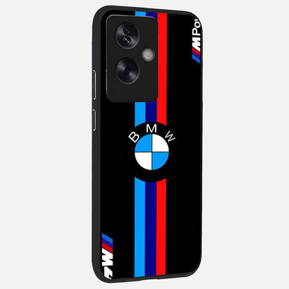  Turbo BMW Beast back cover For Oppo A79 slim fit glass case with vibrant aesthetic design