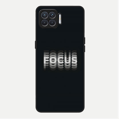  Mono Focus Vision Glass Case For Oppo F17 back cover – full design glossy printed glass finish