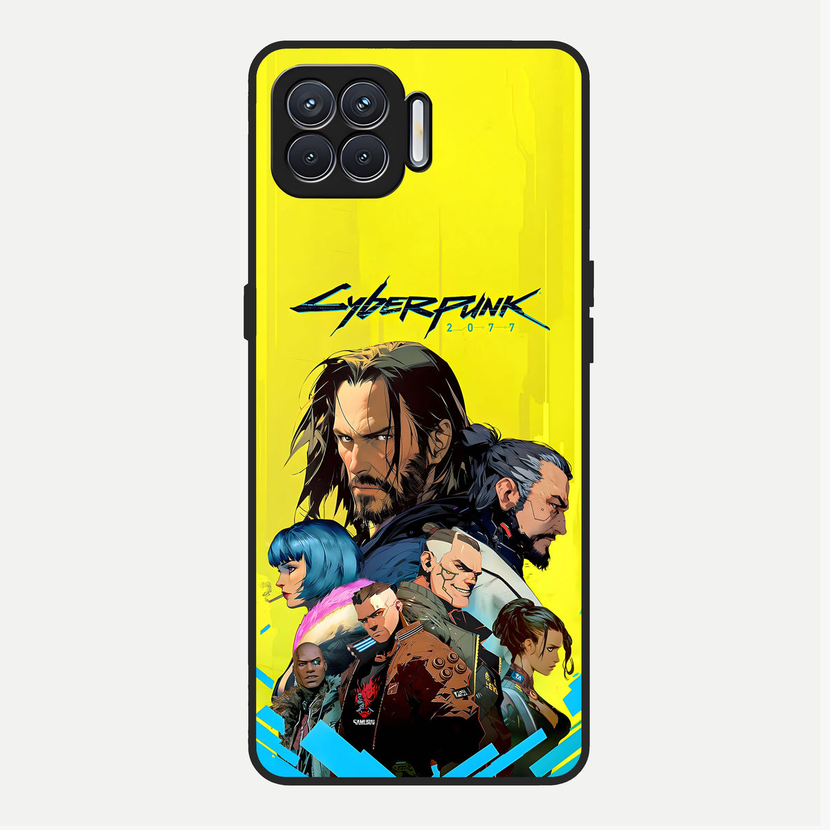  Neon Rebel Genesis Glass Case For Oppo F17 back cover – full design glossy printed glass finish