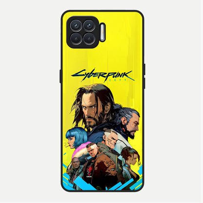  Neon Rebel Genesis Glass Case For Oppo F17 back cover – full design glossy printed glass finish