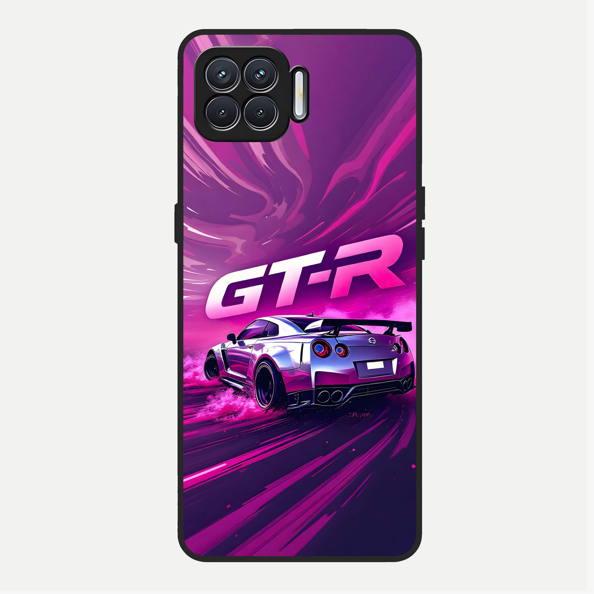  Speed Drift Legend Glass Case For Oppo F17 back cover – full design glossy printed glass finish