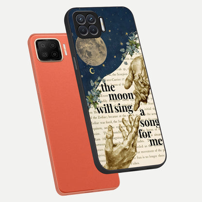  Aesthetic Divine phone case For Oppo F17 showing premium glass back cover with detailed artwork