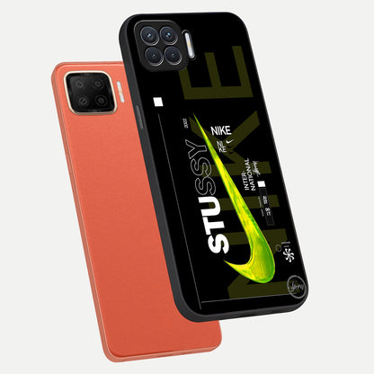  Neon Street Edition phone case For Oppo F17 showing premium glass back cover with detailed artwork