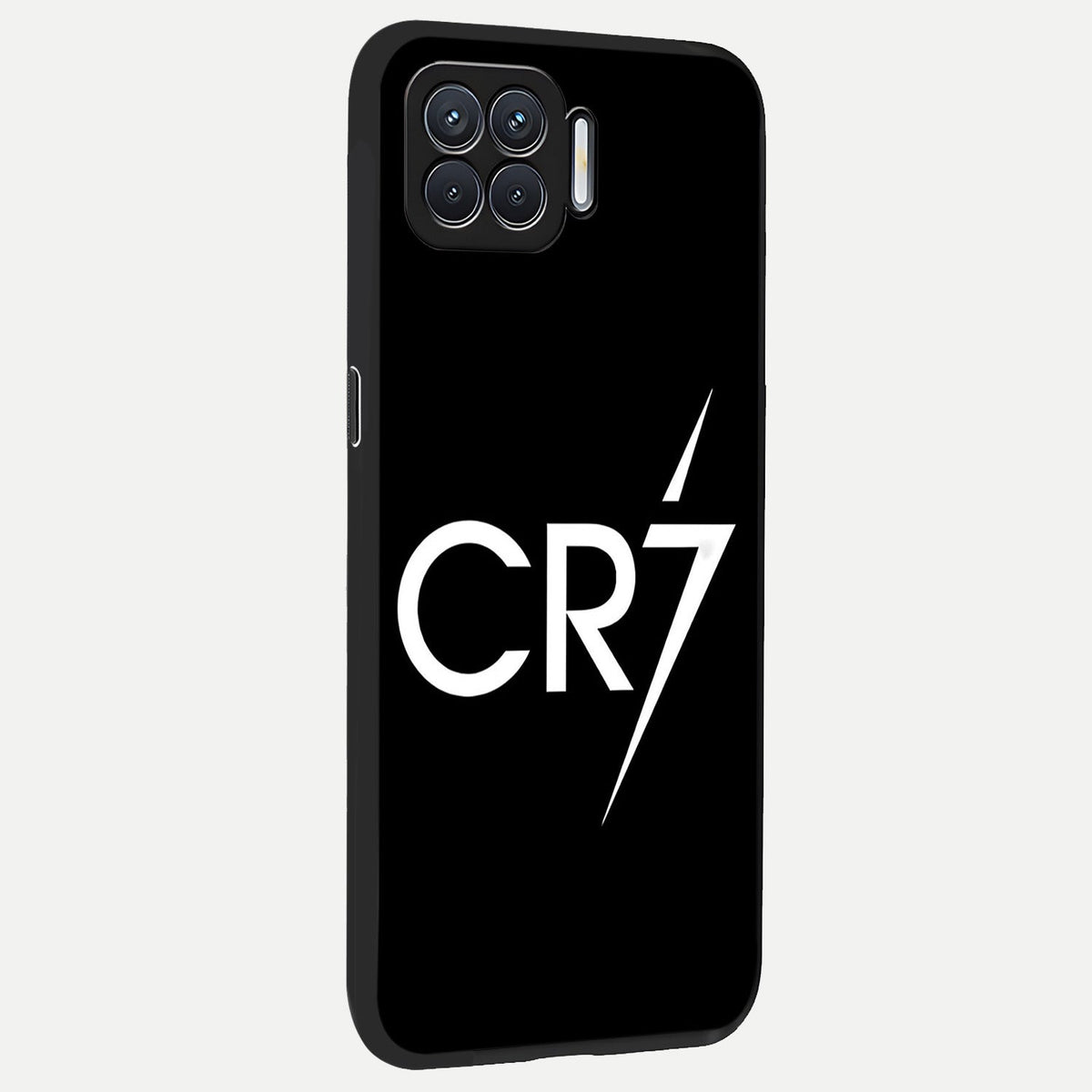  CR7 Elite Strike back cover For Oppo F17 slim fit glass case with vibrant aesthetic design