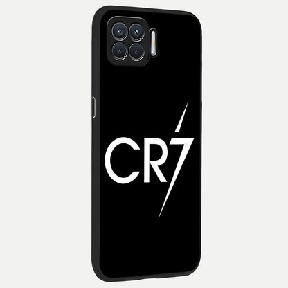  CR7 Elite Strike back cover For Oppo F17 slim fit glass case with vibrant aesthetic design